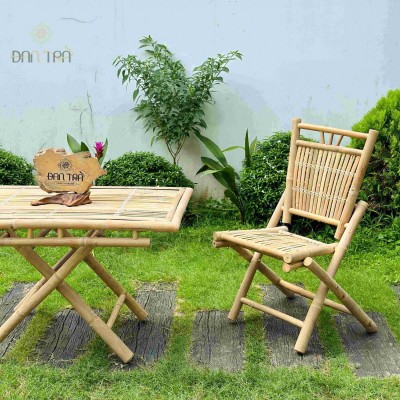 Ghế tre xếp đơn giản - S000017