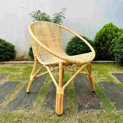 Ghế mây sò mặt đan trắng - S000135