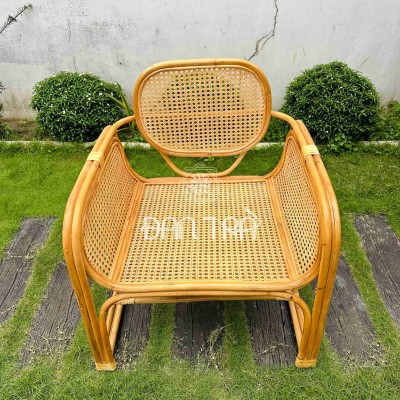 Ghế mây chữ U đan mắt cáo - S000113