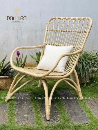 Ghế mây Minzy tựa lưng thư giãn - S000034