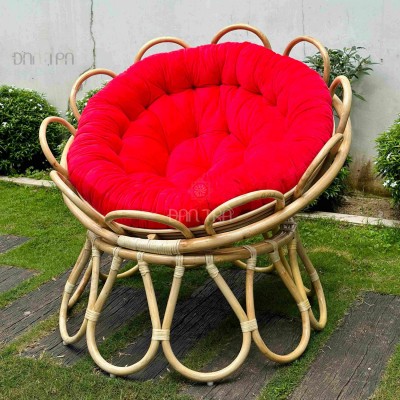 Ghế mây Papasan cánh hoa thư giãn, độc lạ đẹp - S000569