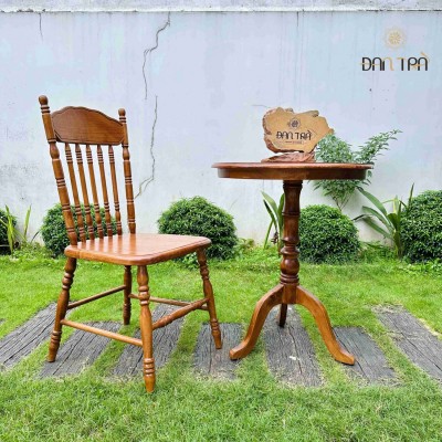 Ghế gỗ vintage cổ điển - S000325