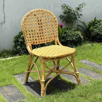 Ghế ăn mây Thonet lưng mắt cáo - S000033