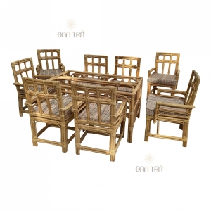 Bộ bàn ghế mây tre xuất khẩu cao cấp Retreat